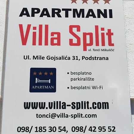 Apartments Villa Split Podstrana Eksteriør bilde